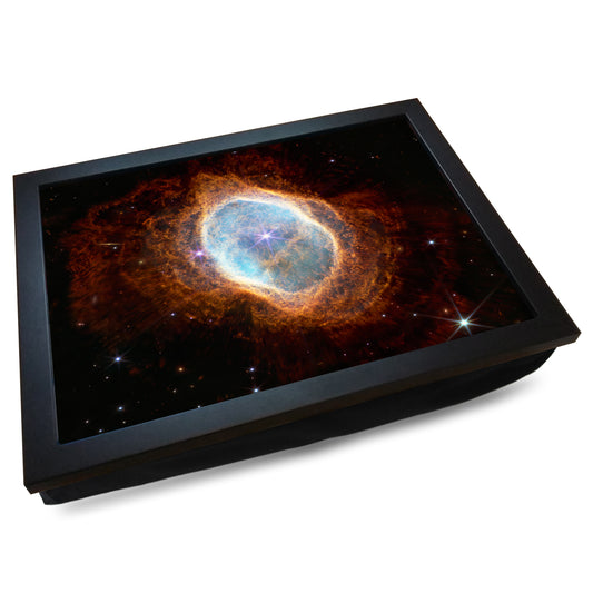 The Southern Ring Nebula (James Webb) Cushioned Lap Tray