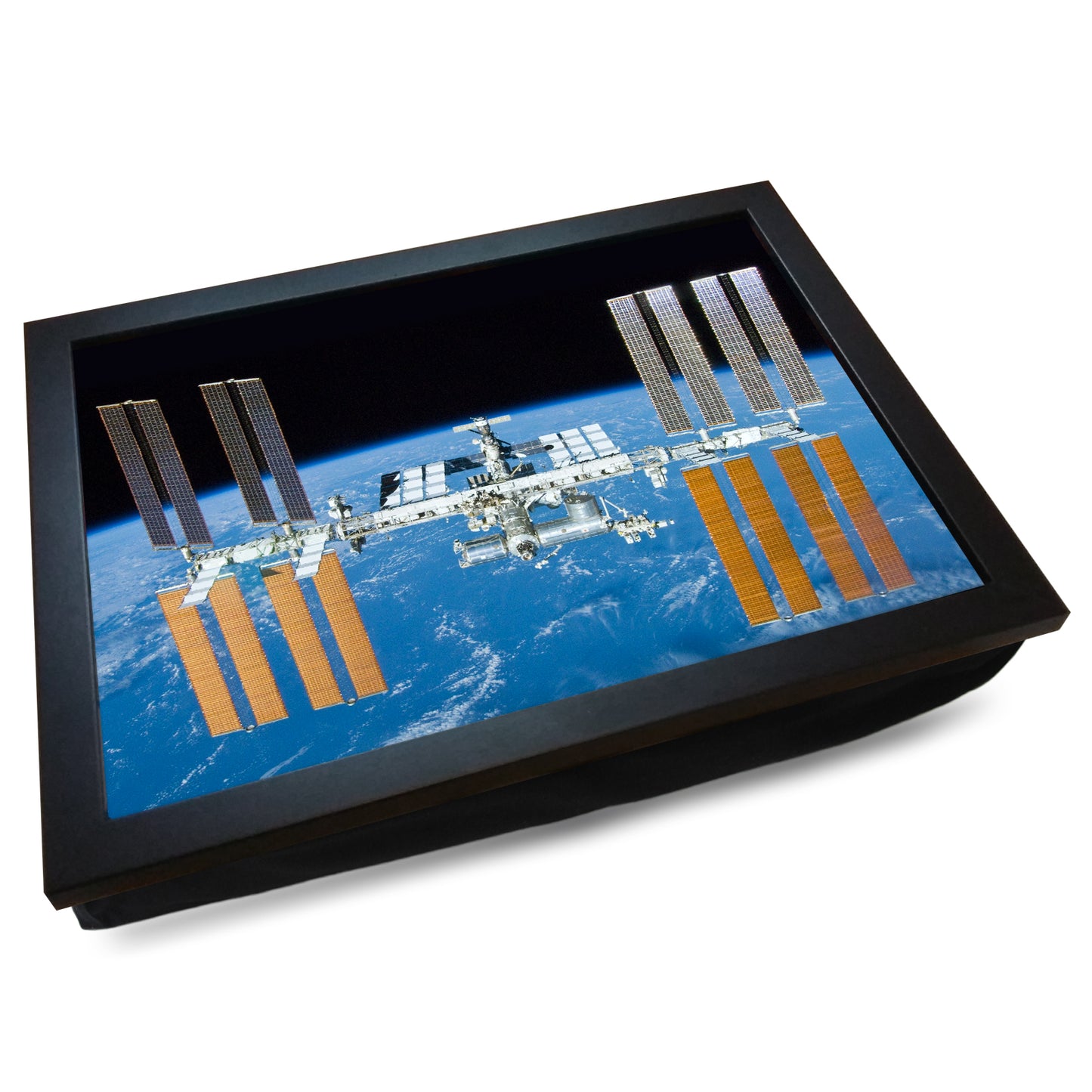 International Space Station ISS in Orbit Cushioned Lap Tray