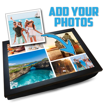 Design-Your-Own Personalised Photo Collage Lap Tray