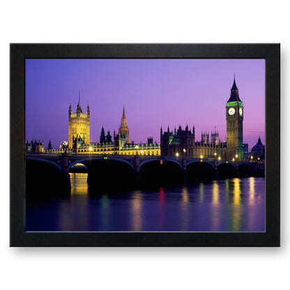 Houses of Parliament London Cushioned Lap Tray - my personalised lap tray | mooki   -   