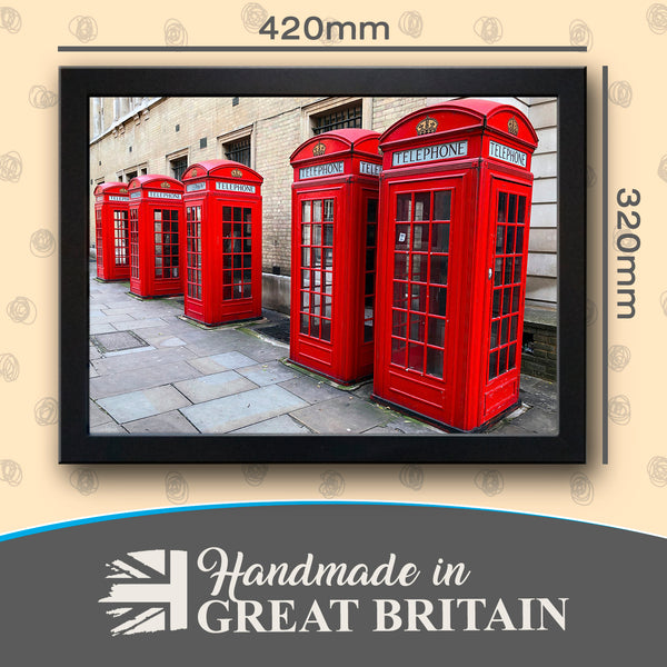Load image into Gallery viewer, London Red Phone Boxes Cushioned Lap Tray
