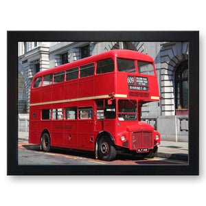 London Red Routemaster Bus to Barnet Cushioned Lap Tray