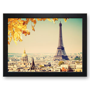 Eiffel Tower in the Autumn Cushioned Lap Tray - my personalised lap tray | mooki   -   