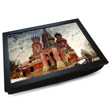 St Basil's Cathedral Red Square Moscow Cushioned Lap Tray - my personalised lap tray | mooki   -   