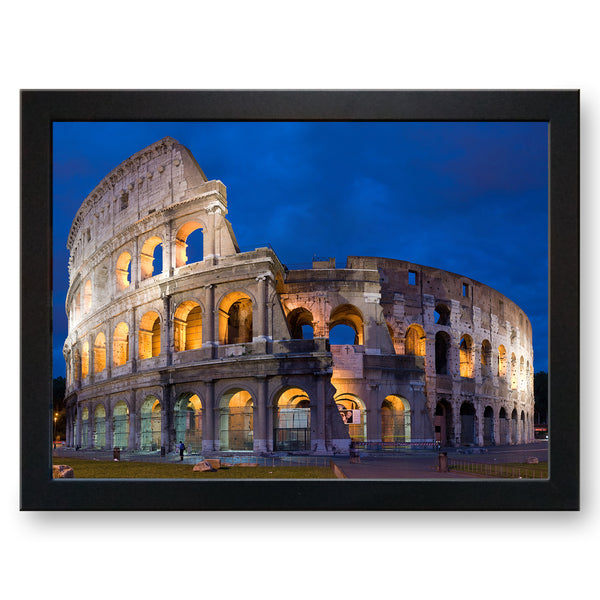 Load image into Gallery viewer, Colosseum of Rome at Night Cushioned Lap Tray
