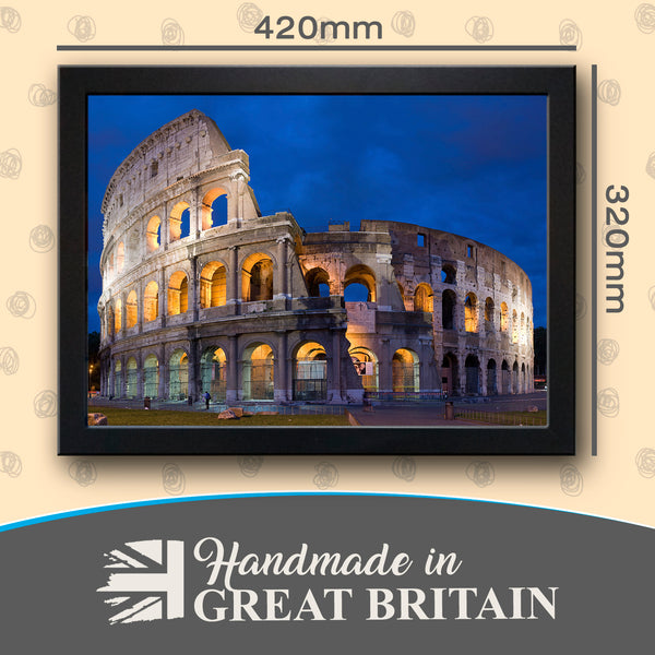 Load image into Gallery viewer, Colosseum of Rome at Night Cushioned Lap Tray
