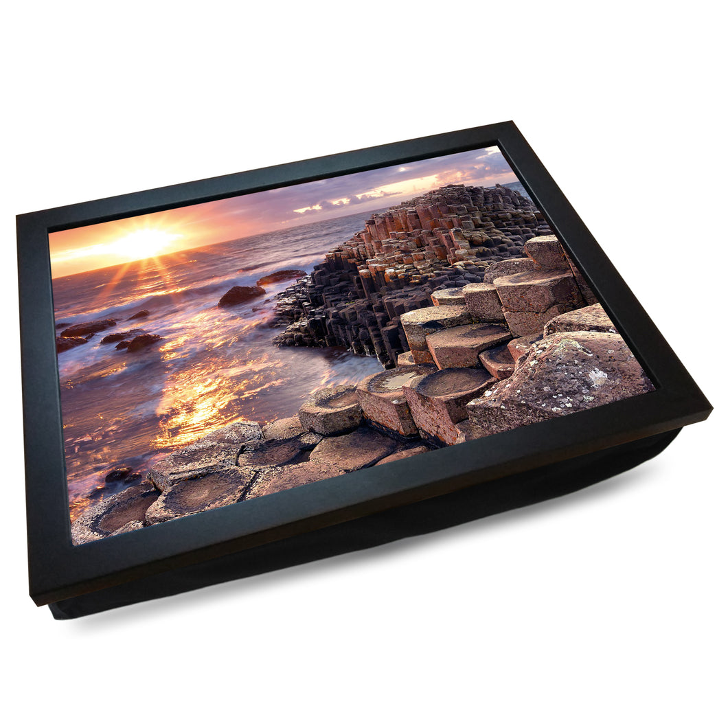 Giant's Causeway Ireland Cushioned Lap Tray - my personalised lap tray | mooki   -   