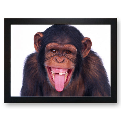 Smiling Cheeky Monkey Cushioned Lap Tray - my personalised lap tray | mooki   -   