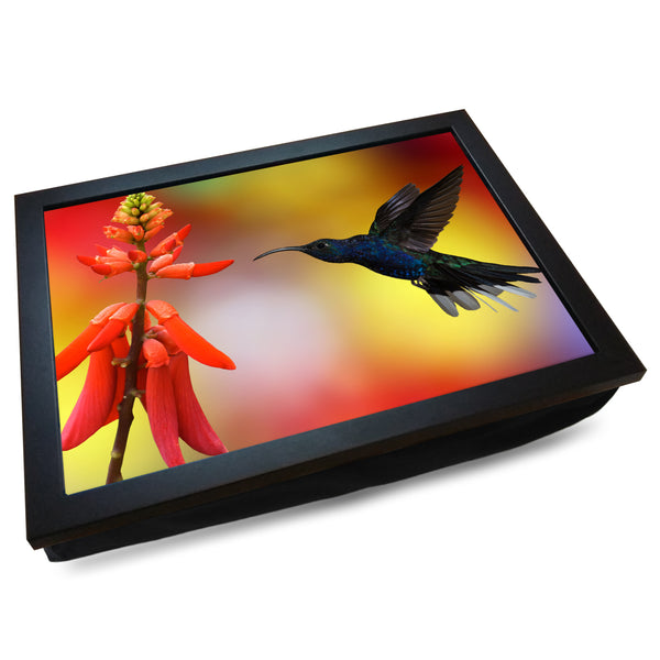 Load image into Gallery viewer, Hummingbird Cushioned Lap Tray
