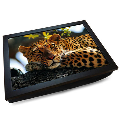 Leopard Cushioned Lap Tray