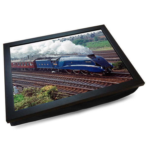 Load image into Gallery viewer, The Mallard Class A4 Steam Train Cushioned Lap Tray - my personalised lap tray | mooki   -   
