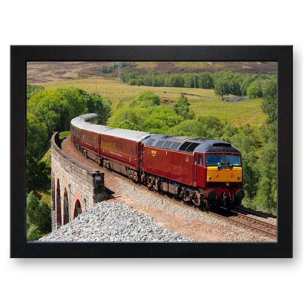 Load image into Gallery viewer, Royal Scotsman Class 47 Train Cushioned Lap Tray - my personalised lap tray | mooki   -   
