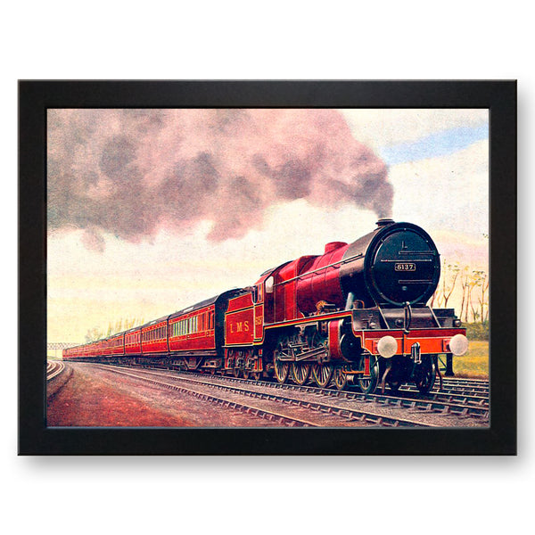 Load image into Gallery viewer, The Royal Scot Hauled by &#39;Vesta&#39; Steam Train Cushioned Lap Tray - my personalised lap tray | mooki   -   
