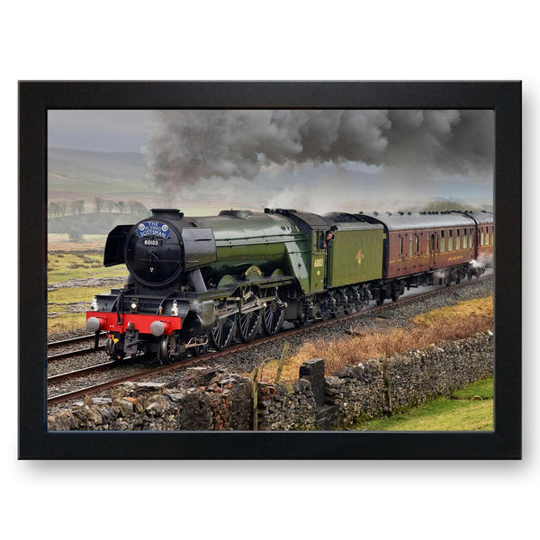 Load image into Gallery viewer, The Flying Scotsman Class A3 Steam Train Cushioned Lap Tray - my personalised lap tray | mooki   -   
