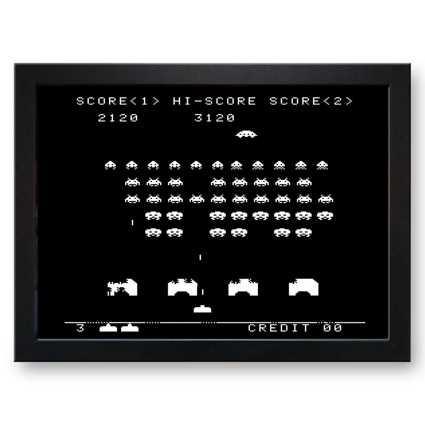 Space Invaders Cushioned Lap Tray