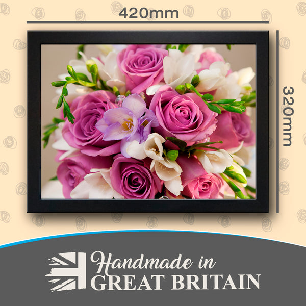 Load image into Gallery viewer, Bouquet of Flowers Cushioned Lap Tray

