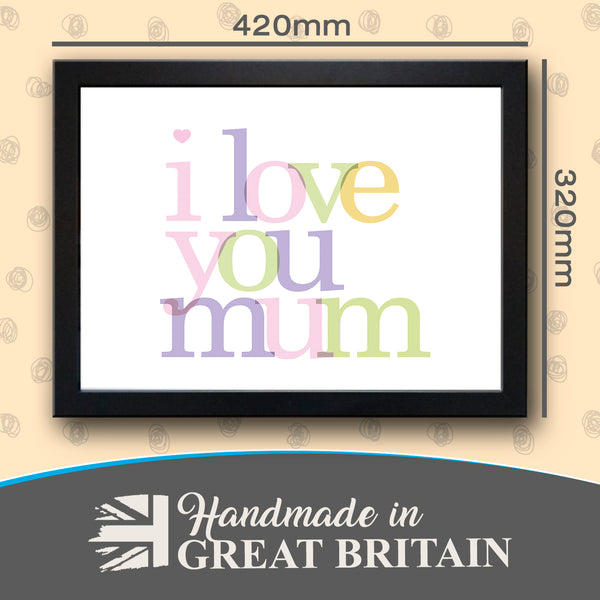 Load image into Gallery viewer, I Love You Mum Cushioned Lap Tray
